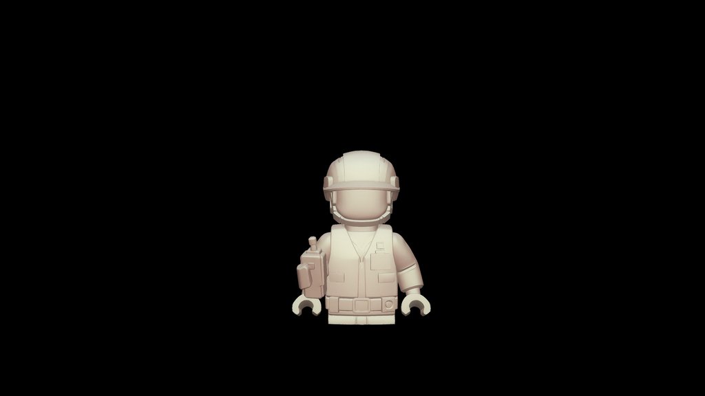 A Lego construction worker