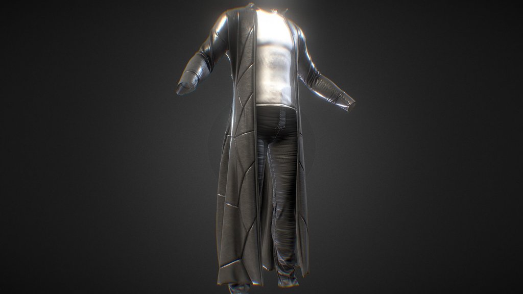 a set of clothes "maniac's cloak" HIGH POLY