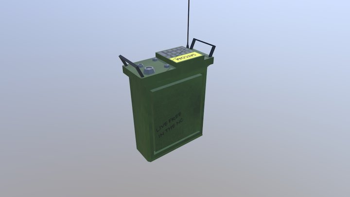 Field Radio 3D Model
