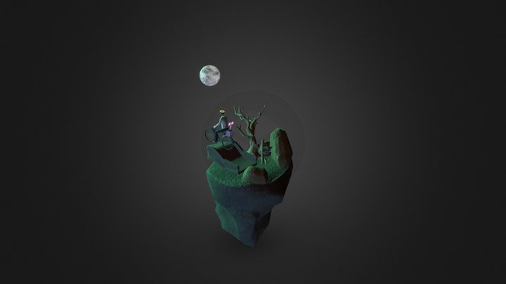 To The Moon 3D Model