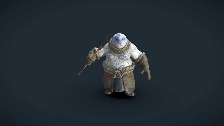 Sealion Warrior - Ruben Illegems - 2ANI17N 3D Model