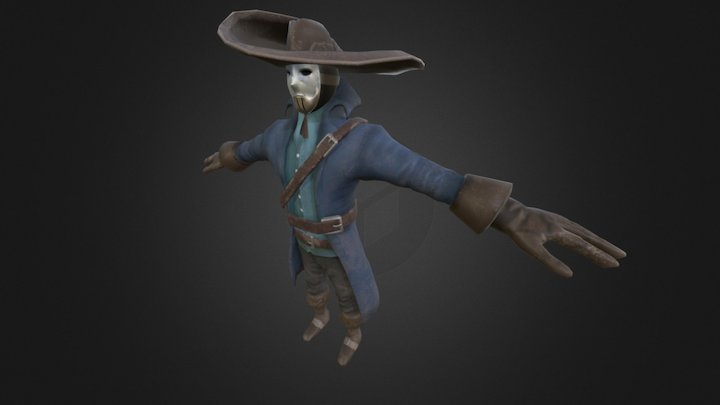 Game Character 3D Model