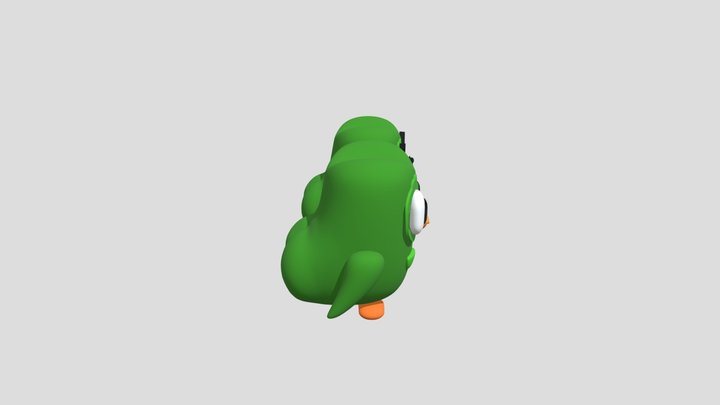 Duolingo Bird 3D Model