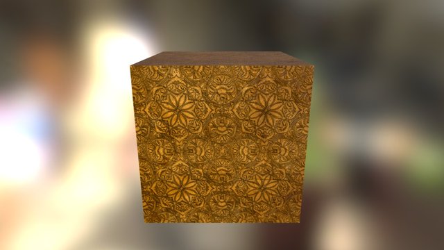 Texture - Golden Pattern 3D Model