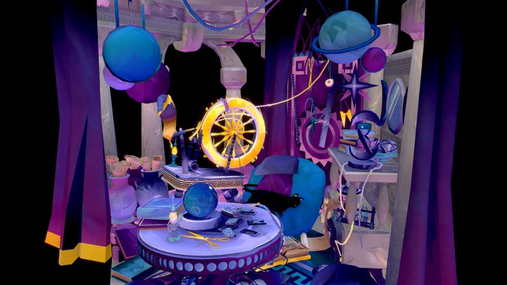 DAE Crib Moirai 3D Model