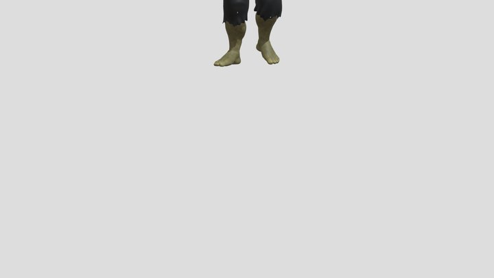 horror_skunx_hulk_model 3D Model