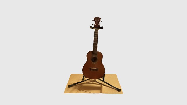 ウクレレ（大学課題） 3D Model