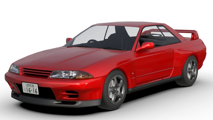 Nissan Skyline (R32) GT-R 3D Model