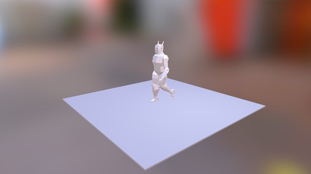 Test Bot Mesh 3D Model