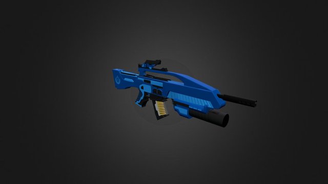 Consortium Rifle Weapon - Fig.co 3D Model