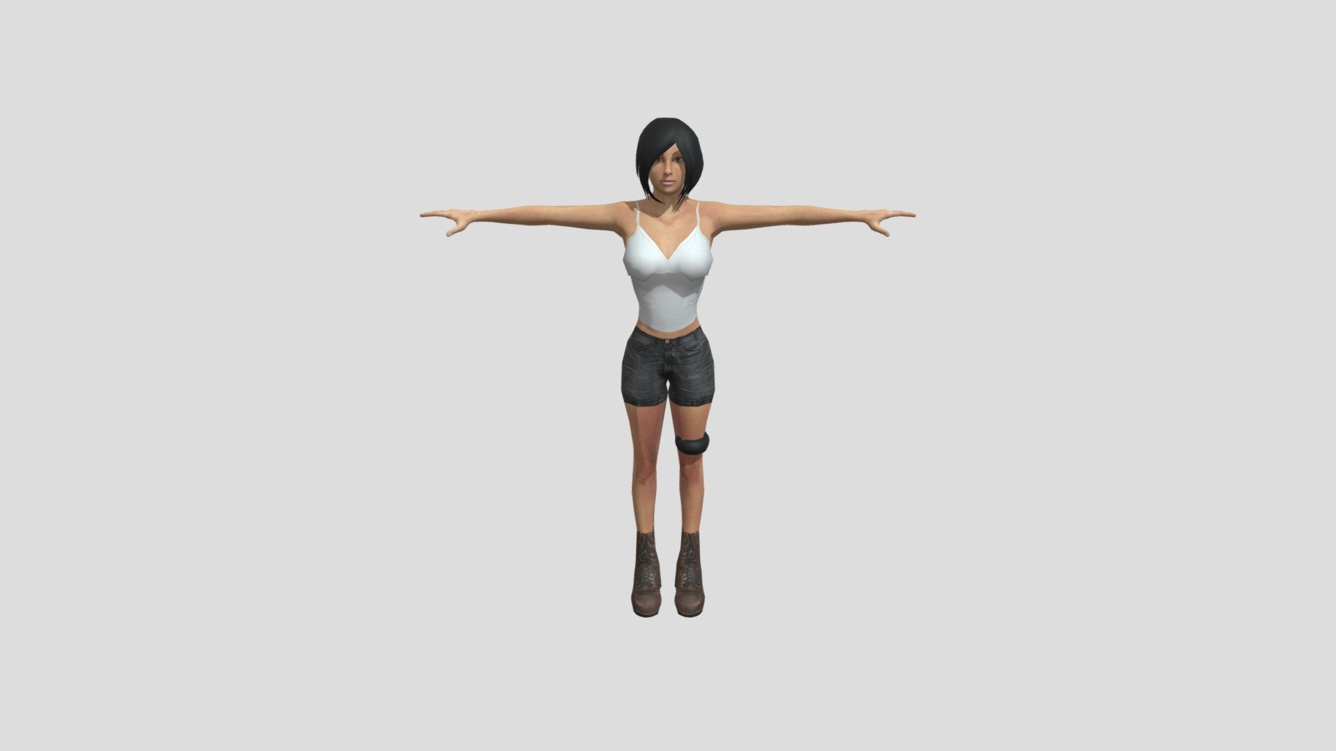 adventure look like survival girl 🔪🌲 — Sketchfab embed 3D viewer