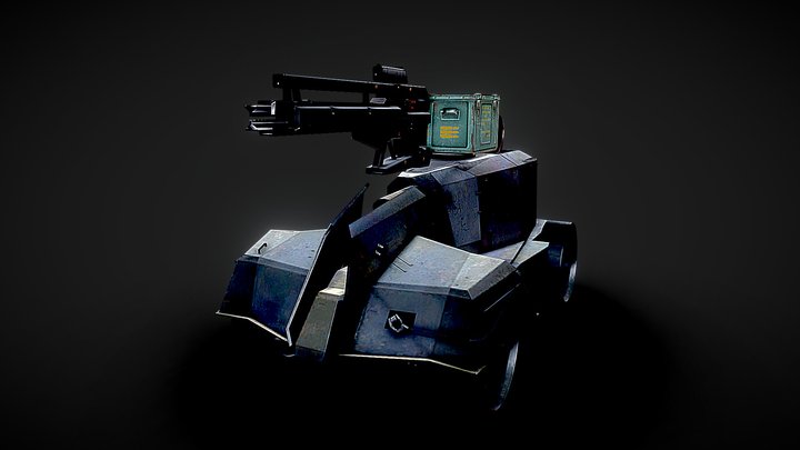 Paralyzer laser tank – Free 3D Model STL