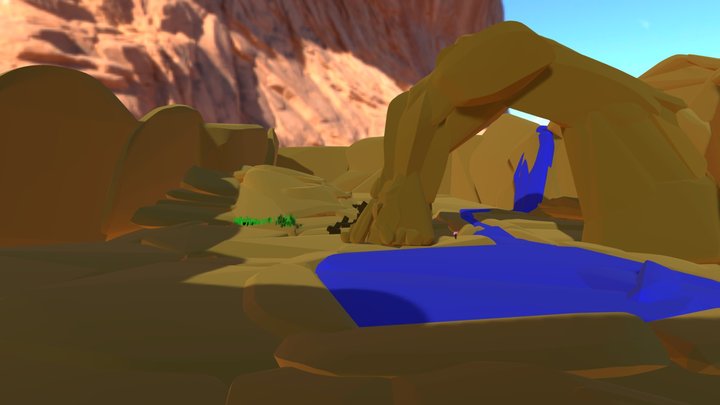 Rainbow Bridge 3D Model