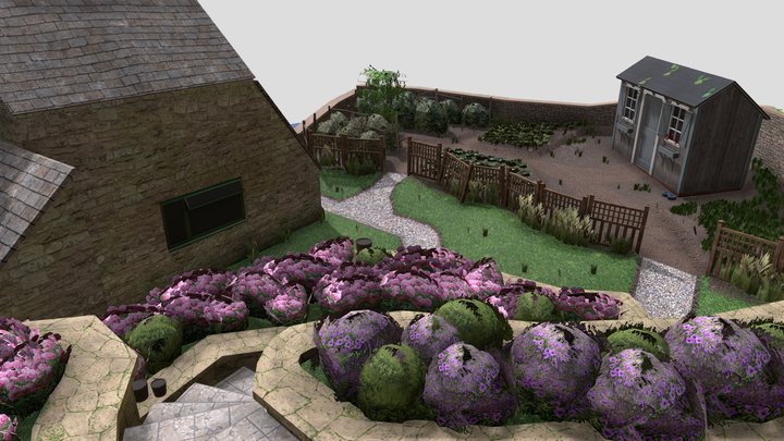 DAE Diorama - Grandma's House 3D Model