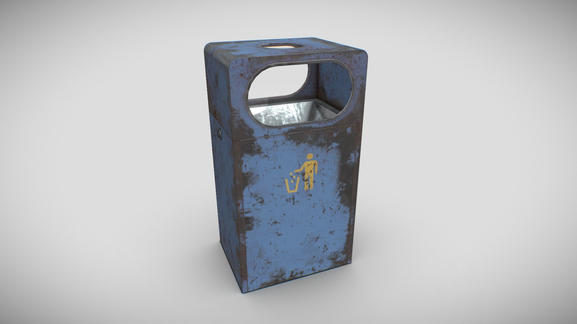 Project OG-Ashen: Trash Can — Sketchfab embed 3D viewer
