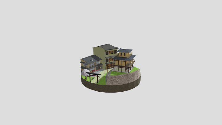 1DAE09_Langeraert_Pepijn_CityScene 3D Model