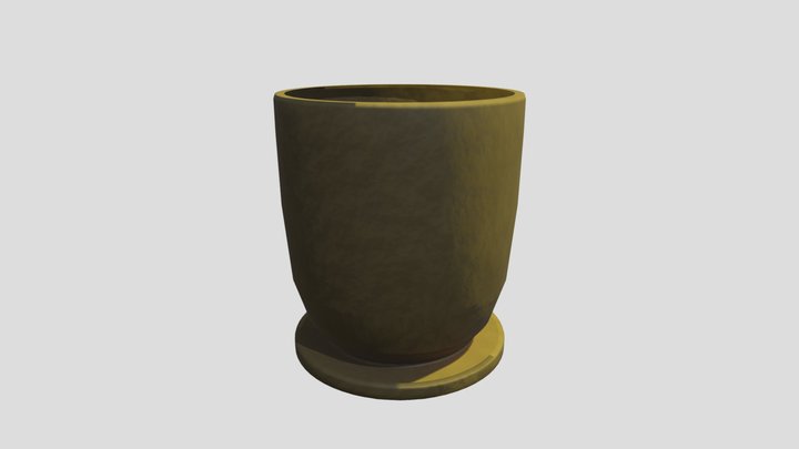 9mm Cartridge Case 3D Model
