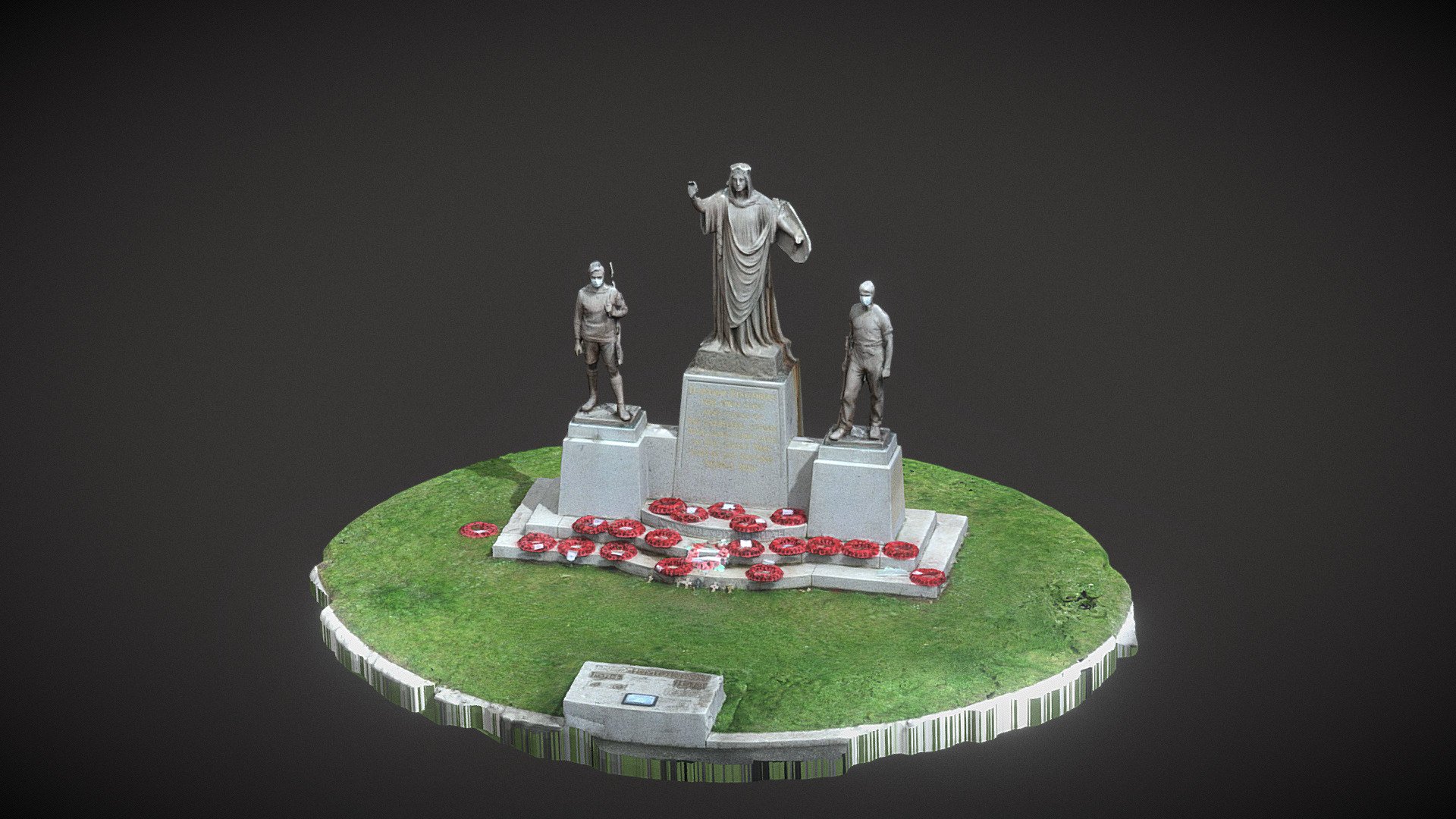 Llandaff War Memorial, Cardiff, Wales