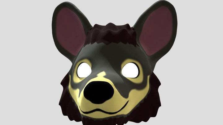 Wolf Head 3D Model