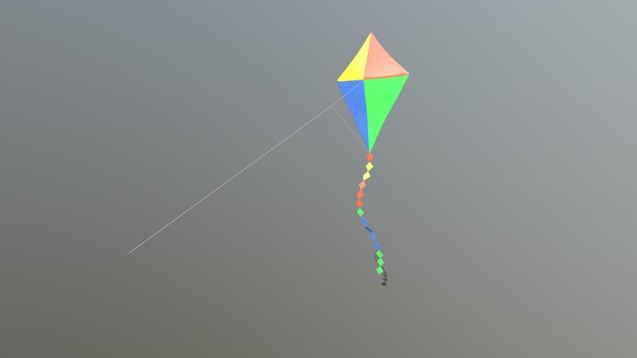 Kite 3D Model
