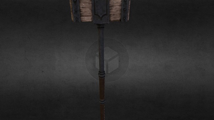 Iron_2HandedHammer 3D Model