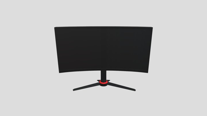 Gaming Monitor 3D Model
