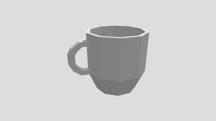 cup low poly