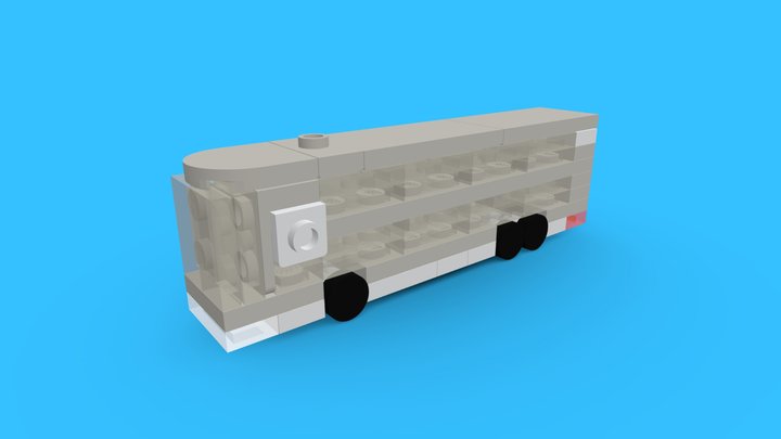 LEGO Double Decker Coach MOC [#0358] – Free 3D Model STL