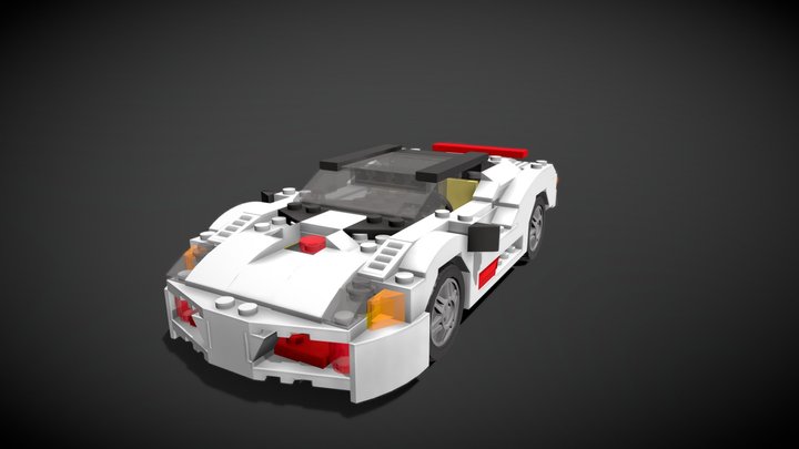 Lego Highway Speedster Car 3D Model