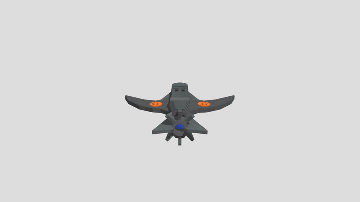 Race Star Ship 3D Model
