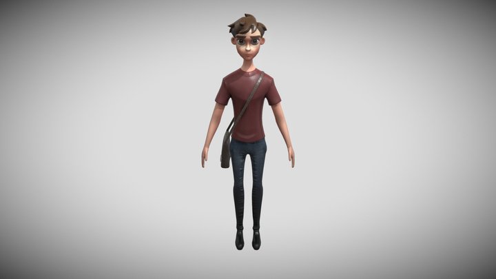 Character Texturing Study 3D Model