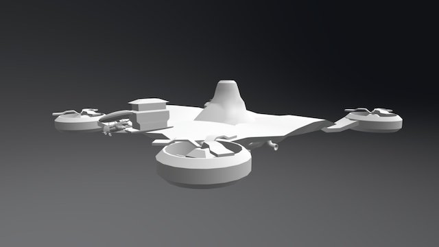 Steampunk Island WIP 3D Model