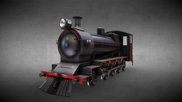 Train victorian A2 3D Model