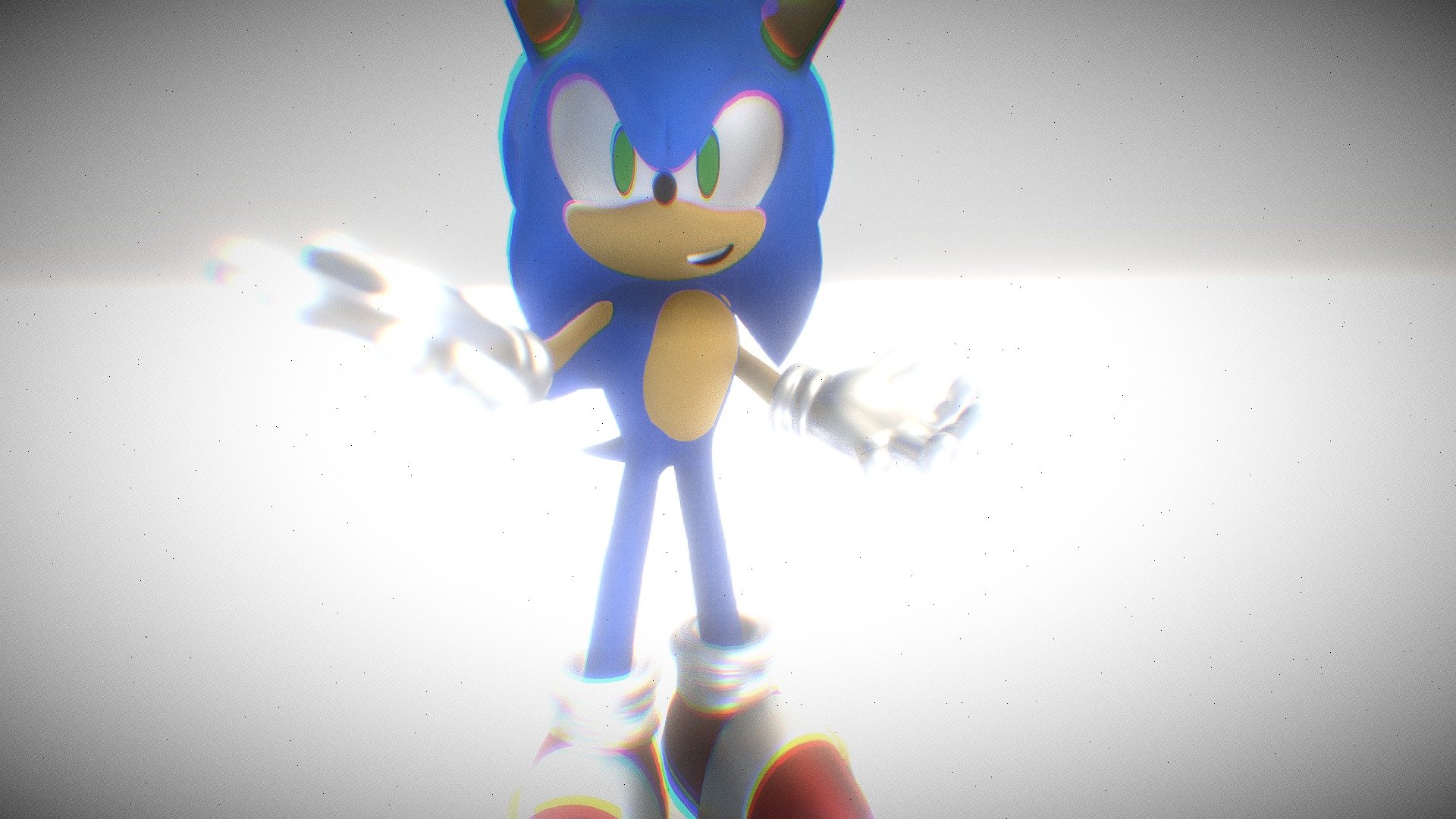 Sonic The Hedgehog Render By UnControlMas - Download Free 3D model by  UnControlMas (@UnControlMas) [8820956]