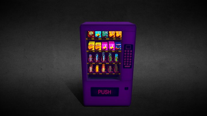 Vending machine - Chairborne 3D Model