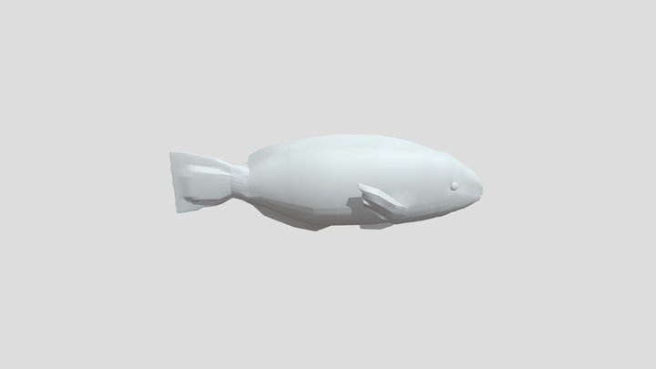 Parrot_ Fish_SF 3D Model