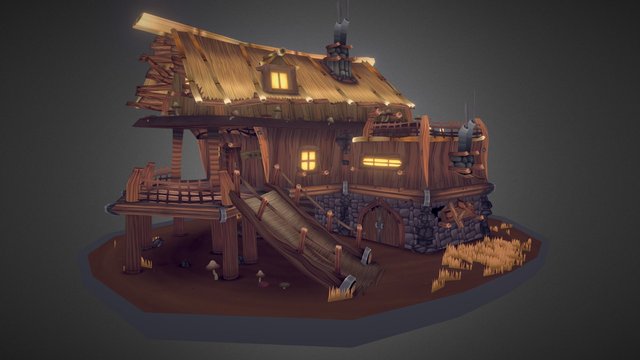 Cosy Lodge 3D Model