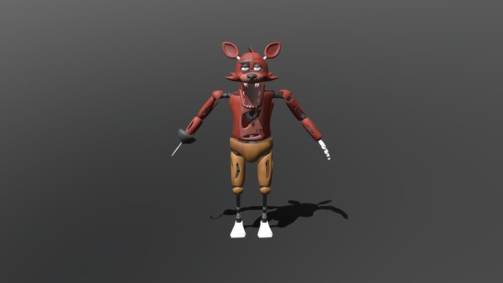 Foxy The Pirate 3D Model