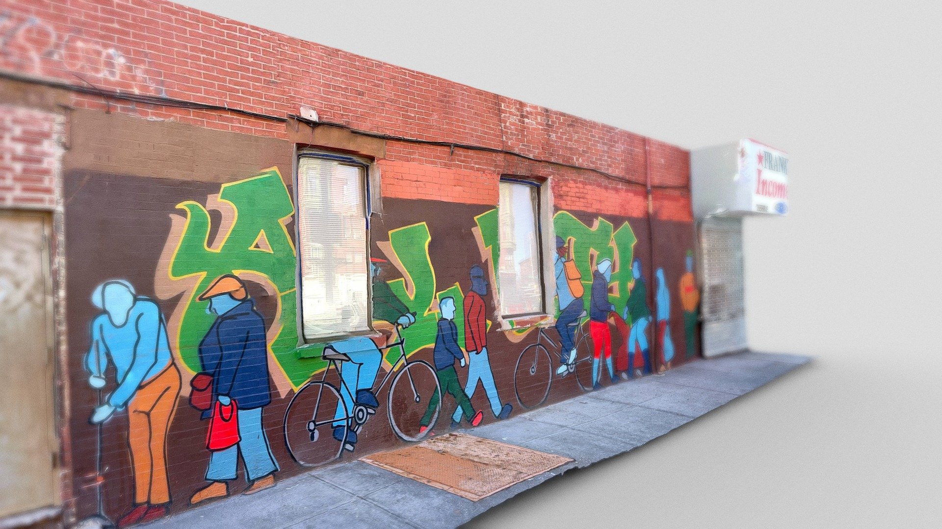 Day 84: Franklin mural