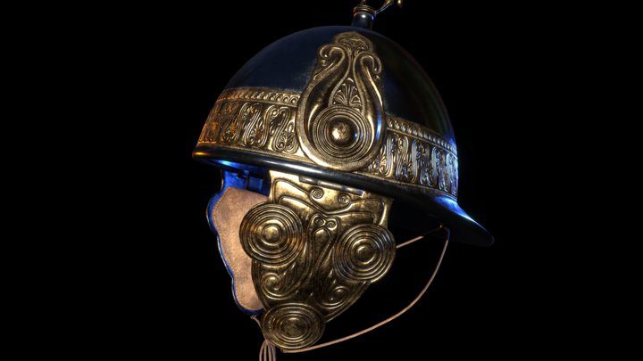 Celtic Helmet #1 3D Model