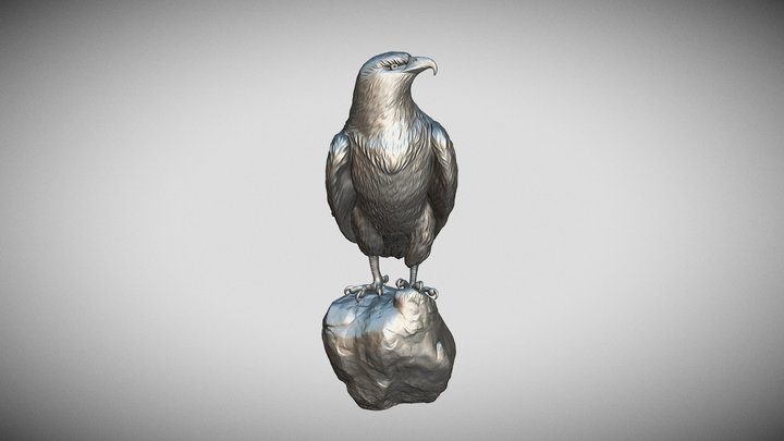 golden eagle for 3d printing 3D Model