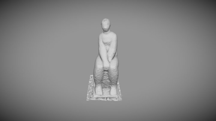 Neda Ivančević - Sjedeća figura 3D Model