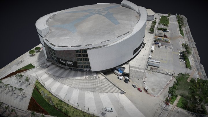 American Airlines Arena (AA Arena) 3D Model
