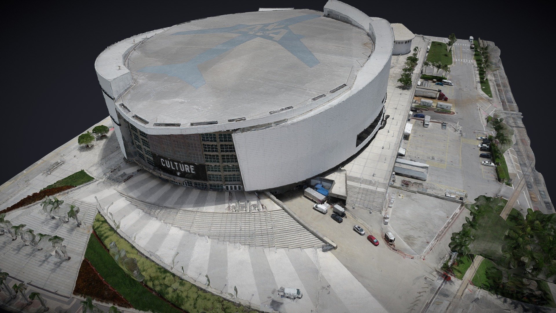American Airlines Arena (AA Arena) Buy Royalty Free 3D model by