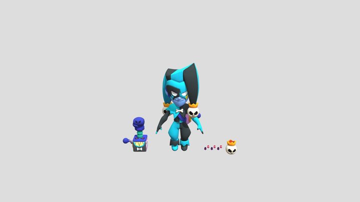 Dark Chester Brawl Stars 3D Model