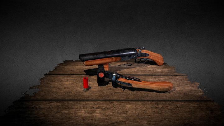 Shotgun 3D Model