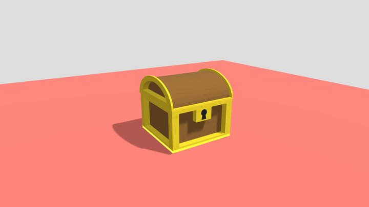 Treasure Chest 3D Model