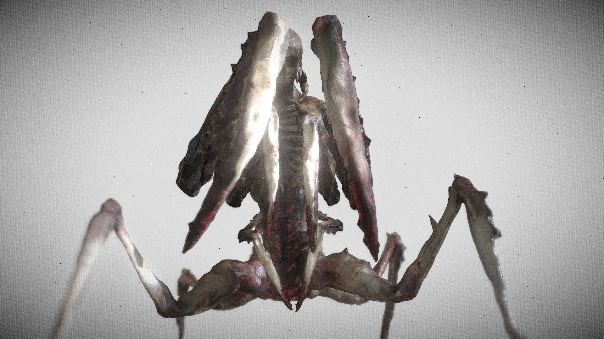 Game-Ready Horror Character Rigged/Animated - 3D model by Moon Moon ...