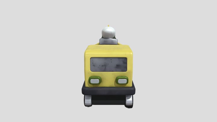 toy missile truck 3D Model