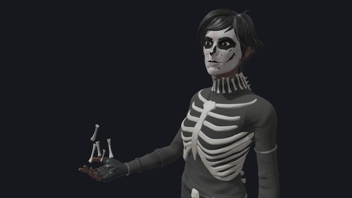 Harrowhark Nonagesimus 3D Model